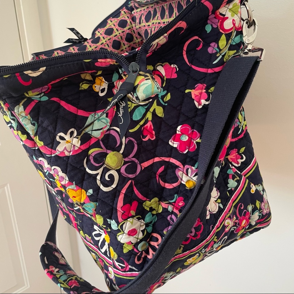 Vera Bradley Blue Floral Travel Duffle Bag - XL - Picture 10 of 12